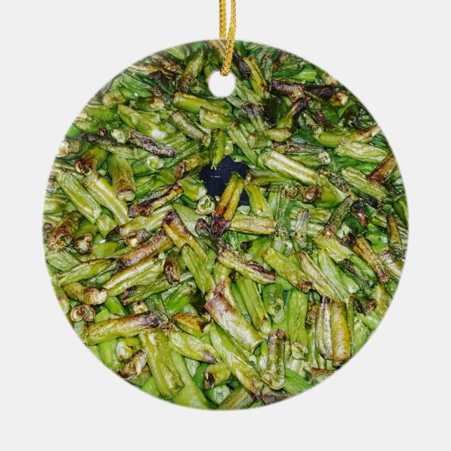 Adorno De Cerámica Habas verdes… (Frente)