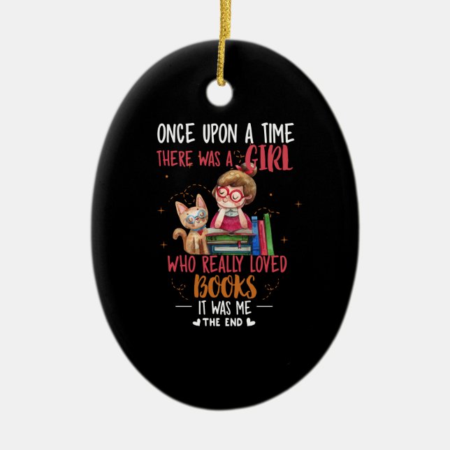 Adorno De Cerámica Había Una Vez Un Chica Que Realmente Libera (Frente)