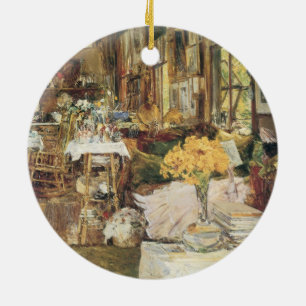 Adorno De Cerámica Habitación de flores de Childe Hassam, Arte fino v