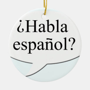 Adorno De Cerámica ¿Habla español? ¿Hablas español?