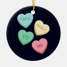 Adorno De Cerámica Hable Darcy Conmigo III