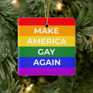 Adorno De Cerámica Hacer que Estados Unidos vuelva a ser gay