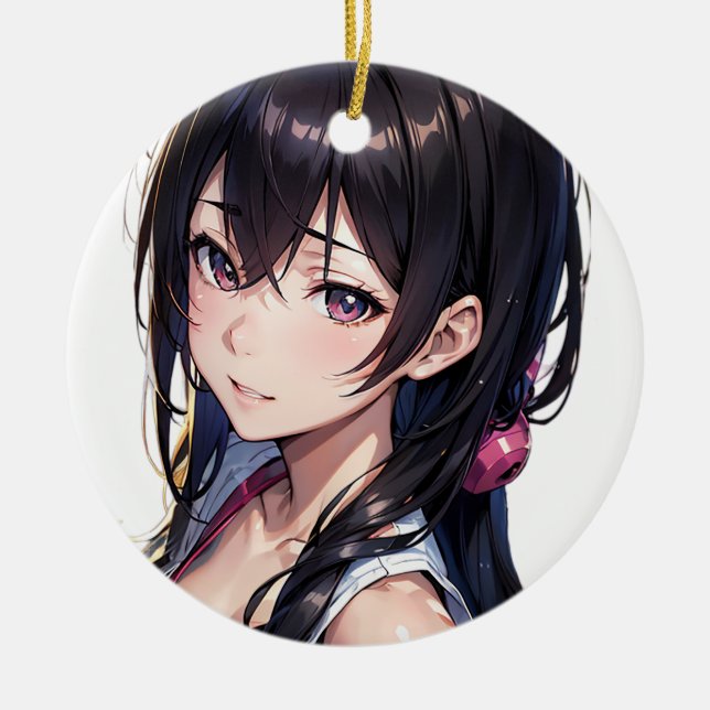 Adorno De Cerámica Hada del Arcoiris (Frente)