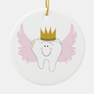 Adorno De Cerámica Hada dental