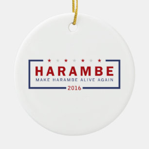 Adorno De Cerámica Haga Harambe vivo otra vez