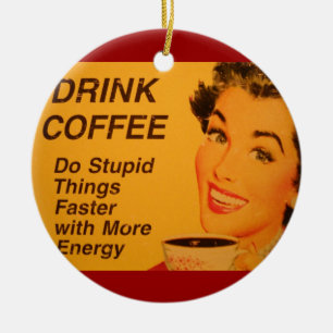 Adorno De Cerámica Haga las cosas estúpidas más rápidas