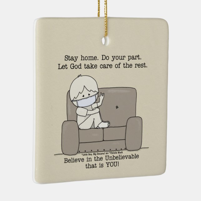 Adorno De Cerámica Haga su parte (Derecha)