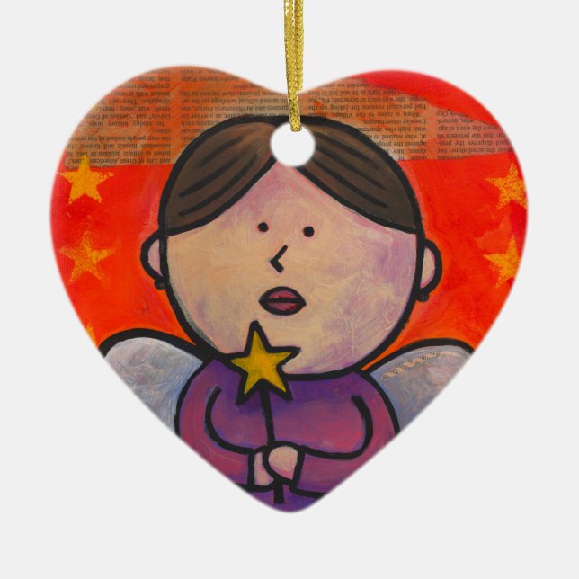 Adorno De Cerámica Haga un deseo (Frente)