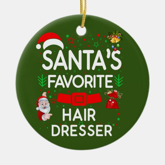 Adorno De Cerámica Hair Dresser (Frente)