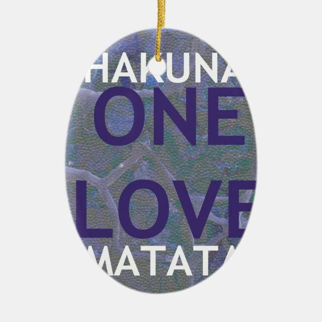 ADORNO DE CERÁMICA HAKUNA MATATA (Frente)