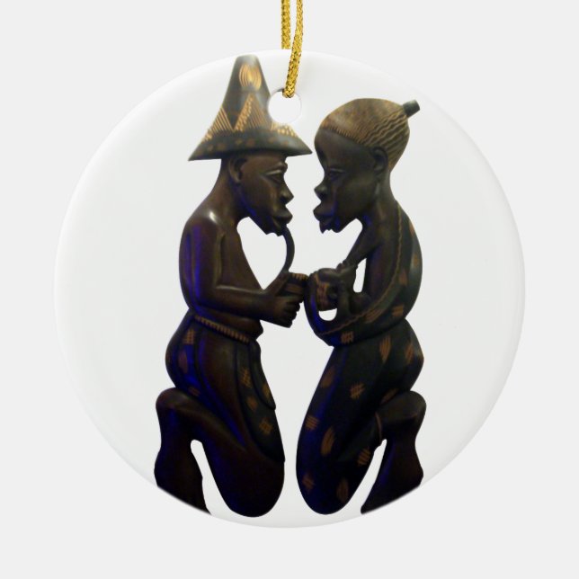 Adorno De Cerámica Hakuna Matata Divertirse en la vieja escuela es lo (Frente)