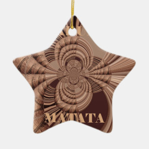 Adorno De Cerámica Hakuna Matata Kenya Giraffe Safari tejida Sourveni