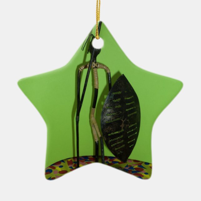 Adorno De Cerámica Hakuna Matata Kenya Maasai.JPG (Frente)