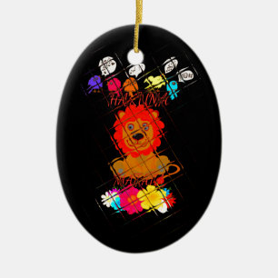 Adorno De Cerámica Hakuna Matata lindo bebé rey