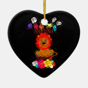 Adorno De Cerámica Hakuna Matata lindo bebé rey