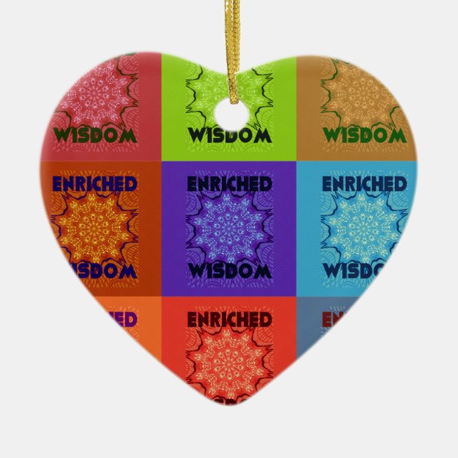 Adorno De Cerámica Hakuna Matata Wisdom Enriched (Frente)