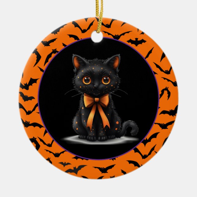 Adorno De Cerámica Halloween (Frente)