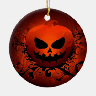 Adorno De Cerámica Halloween/Calabaza/otoño/otoño
