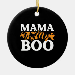 Adorno De Cerámica Halloween Mamá es mi cumpleaños