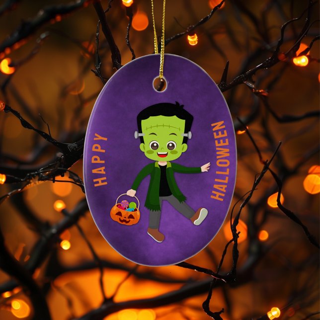Adorno De Cerámica Halloween Party for Kids Frankenstein (Subido por el creador)