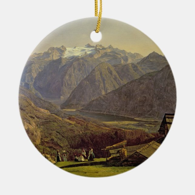 Adorno De Cerámica Hallstatter-Vea (aceite en lona) (Frente)