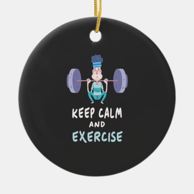 Adorno De Cerámica Halterofilia (Frente)