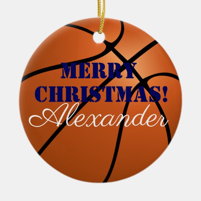 Adorno De Cerámica HAMbyWG - Baloncesto (Frente)