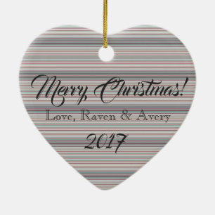Adorno De Cerámica HAMbyWG  Heart Ornament -  Photo Ornament