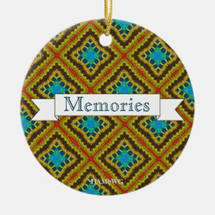 Adorno De Cerámica HAMbyWG - Olivo, óxido y aroma azul