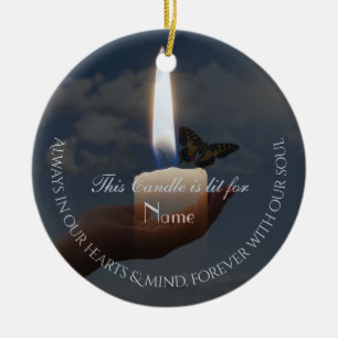 Adorno De Cerámica HAMbyWhiteGlove Homenaje a la mariposa