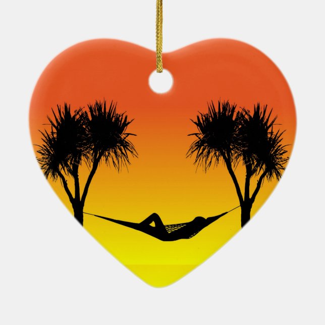 Adorno De Cerámica Hammock (Atrás)