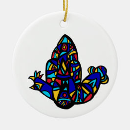 Adorno De Cerámica Hamsa Ji -