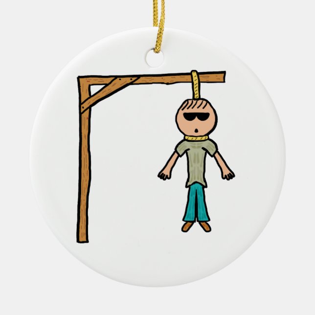 Adorno De Cerámica Hangman (Frente)
