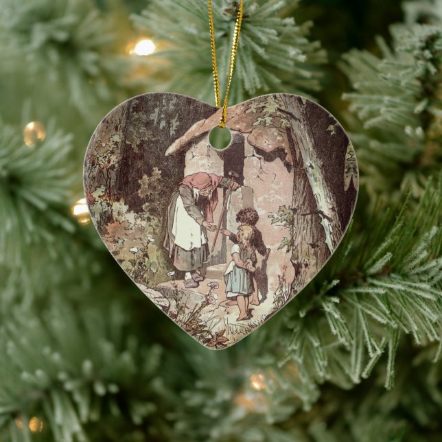 Adorno De Cerámica Hänsel und Gretel – Gebrüder Grimm Märchen (Árbol)