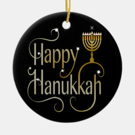 Adorno De Cerámica Hanukkah Ornament