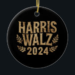Adorno De Cerámica Harris Tim Walz Escudo Vintage Harris Waltz 2024<br><div class="desc">Harris Tim Walz Escudo Vintage Harris Waltz 2024</div>