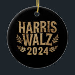 Adorno De Cerámica Harris Tim Walz Escudo Vintage Harris Waltz 2024<br><div class="desc">Harris Tim Walz Escudo Vintage Harris Waltz 2024</div>