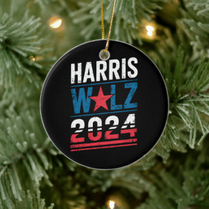 Adorno De Cerámica Harris Waltz 2024 Elección Kamala Harris Tim Waltz