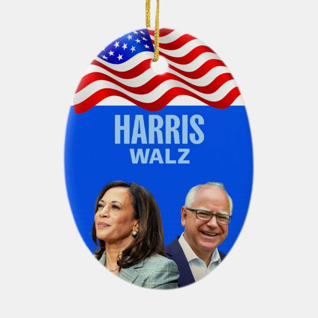 Adorno De Cerámica Harris-Walz-2024_ (Atrás)