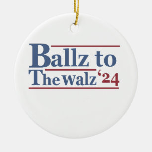 Adorno De Cerámica Harris Walz 2024 Elecciones Kamala Tim Waltz Améri