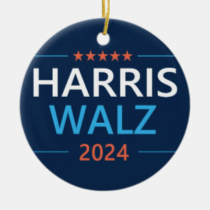 Adorno De Cerámica Harris Walz 2024 Presidente