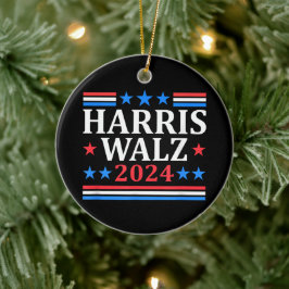 Adorno De Cerámica Harris Walz Waltz 2024