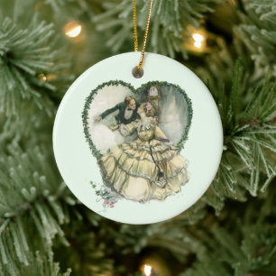Adorno De Cerámica Harrison Fisher, Navidades y Groom