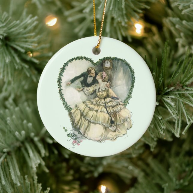 Adorno De Cerámica Harrison Fisher, Navidades y Groom (Árbol)