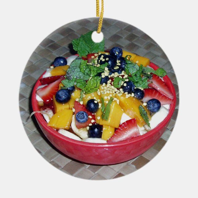 Adorno De Cerámica Hawaii Acai Bowl (Frente)