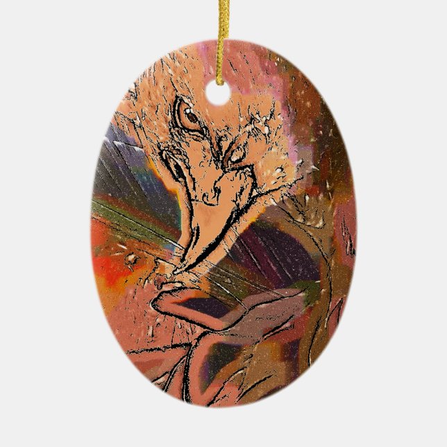 ADORNO DE CERÁMICA HAWK (Frente)