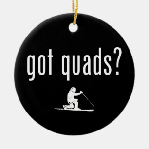 Adorno De Cerámica Hay Quads de esquí