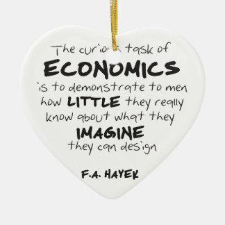 Adorno De Cerámica Hayek - la tarea curiosa de la economía