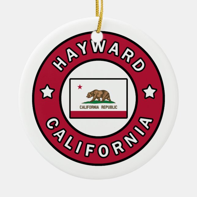 Adorno De Cerámica Hayward California (Frente)