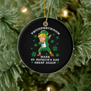 Adorno De Cerámica Haz de nuevo genial el día de San Patricio Diverti